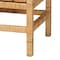 Baxton Studio Vivan Modern Bohemian Natural Brown Rattan and Mahogany Wood Storage Cabinet 228-13135-ZORO - alternate 7
